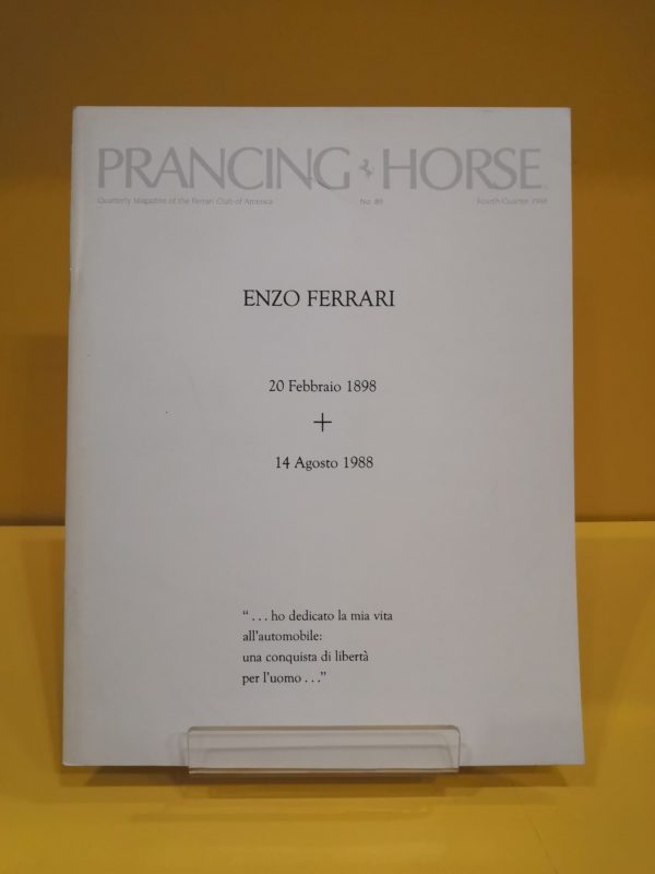 The Prancing Horse Issue 89 - Fourth Quarter 1988