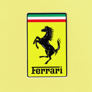 Adesivo Ferrari 5.5 x 3 cm