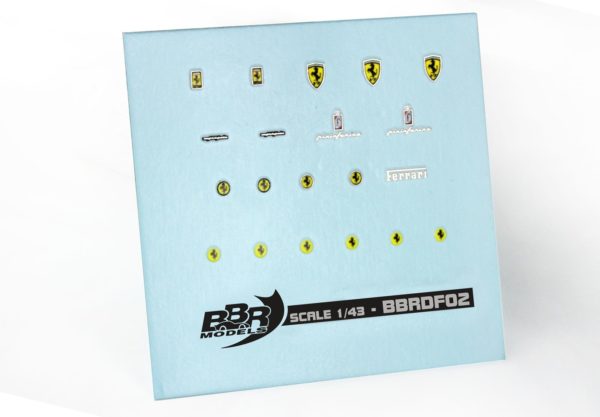 BBR Models BBRDF02 - Decals Ferrari per modelli 1:43 - immagine 2