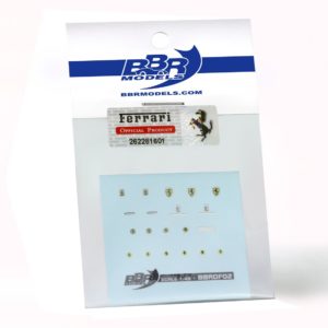 BBR Models BBRDF02 - Decals Ferrari per modelli 1:43
