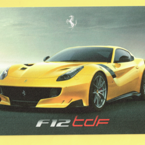Cartolina Dati Tecnici Ferrari F12 TDF
