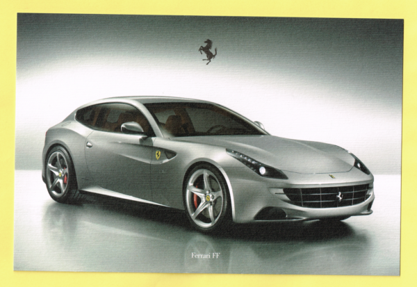 Cartolina Dati Tecnici Ferrari FF