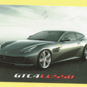 Cartolina Dati Tecnici Ferrari GTC4 Lusso