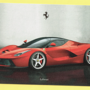 Cartolina Dati Tecnici Ferrari LaFerrari