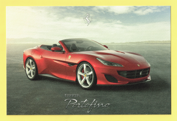 Cartolina Dati Tecnici Ferrari Portofino