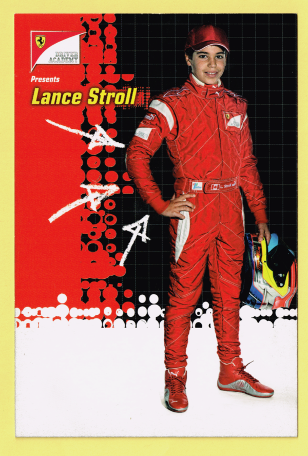 Cartolina Ferrari Driver Academy 2011 Lance Stroll (Piccola)