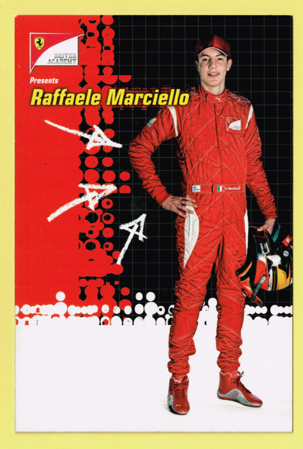 Cartolina Ferrari Driver Academy 2011 Raffaele Marciello (Piccola)