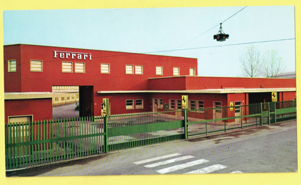 Cartolina Ingresso Storico Fabbrica Ferrari Maranello