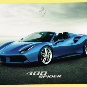Cartolina Preview Ferrari 488 Spider