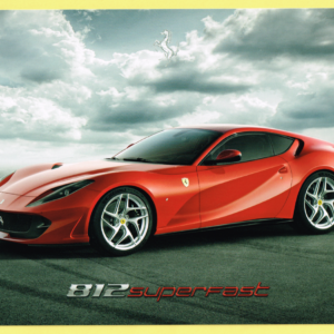 Cartolina Preview Ferrari 812 Superfast