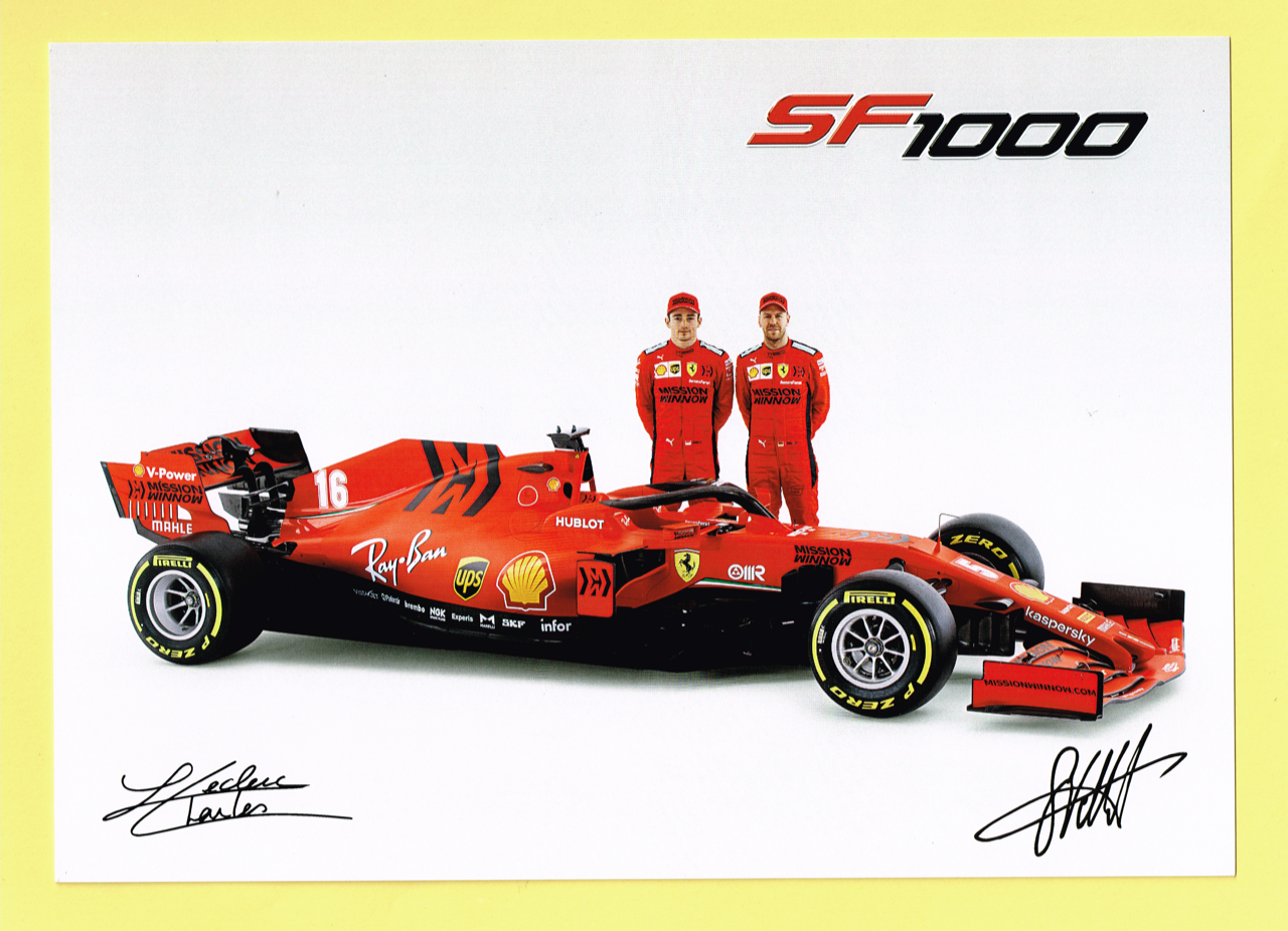 Cartolina Preview Ferrari SF1000 - Maranello Collection