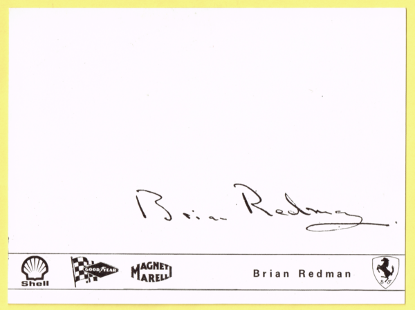 Cartolina Scuderia Ferrari 1973 Brian Redman - immagine 2