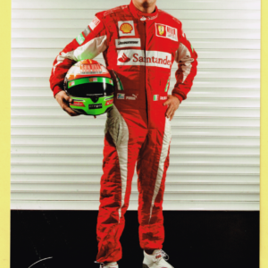 Cartolina Scuderia Ferrari 2010 Giancarlo Fisichella #3671/10