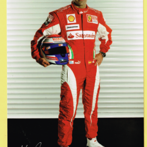 Cartolina Scuderia Ferrari 2010 Marc Gené #3673/10