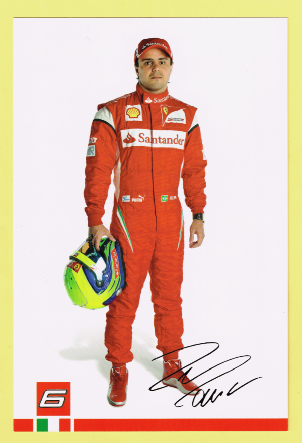 Cartolina Scuderia Ferrari 2011 Felipe Massa #3811/11