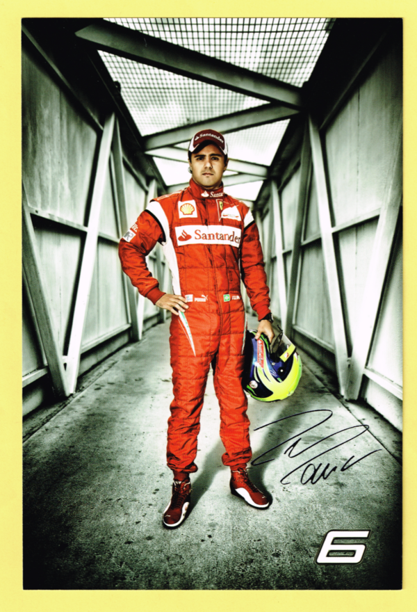 Cartolina Scuderia Ferrari 2011 Felipe Massa #3910/11