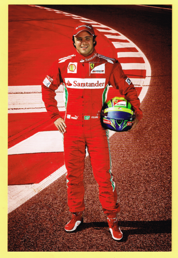 Cartolina Scuderia Ferrari 2012 Felipe Massa #4247/12