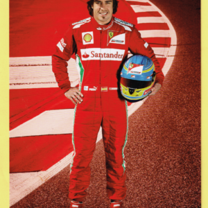 Cartolina Scuderia Ferrari 2012 Fernando Alonso #4246/12