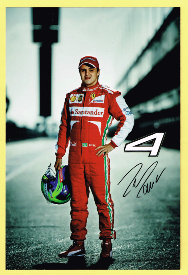 Cartolina Scuderia Ferrari 2013 Felipe Massa #4509/13