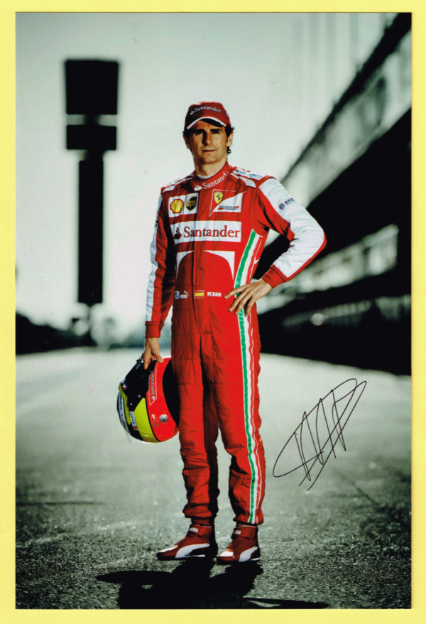 Cartolina Scuderia Ferrari 2013 Pedro de la Rosa #4521/13