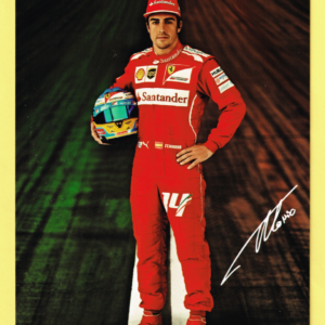 Cartolina Scuderia Ferrari 2014 Fernando Alonso #4709/14