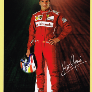 Cartolina Scuderia Ferrari 2014 Marc Gené #4721/14