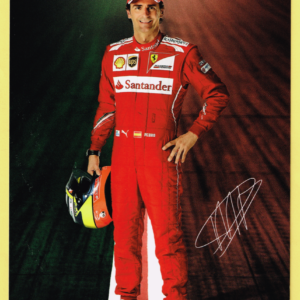 Cartolina Scuderia Ferrari 2014 Pedro de la Rosa #4720/14