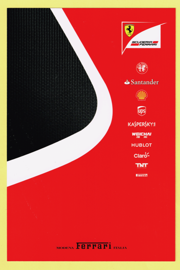 Cartolina Scuderia Ferrari 2015 Esteban Gutierrez - immagine 2