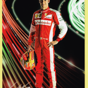 Cartolina Scuderia Ferrari 2015 Esteban Gutierrez