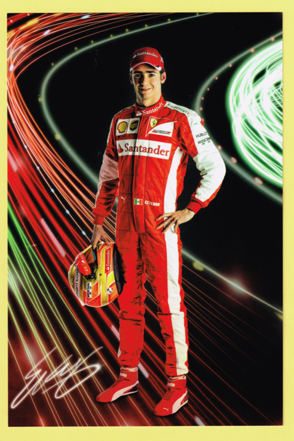 Cartolina Scuderia Ferrari 2015 Esteban Gutierrez