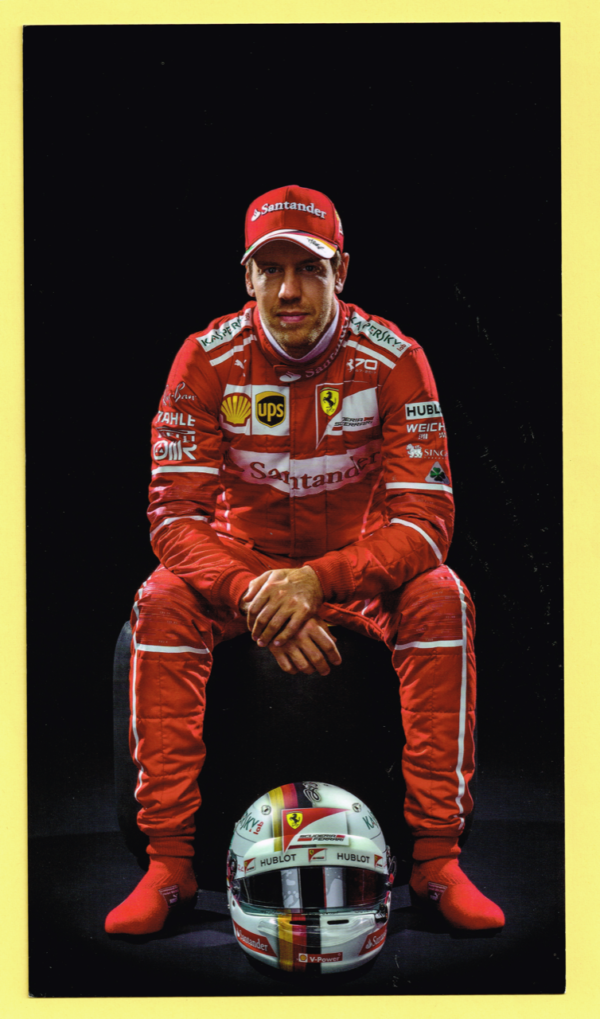 Cartolina Scuderia Ferrari 2017 Sebastian Vettel