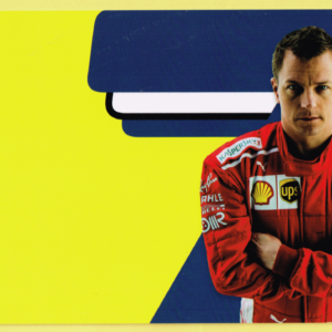 Cartolina Scuderia Ferrari 2018 Kimi Raikkonen