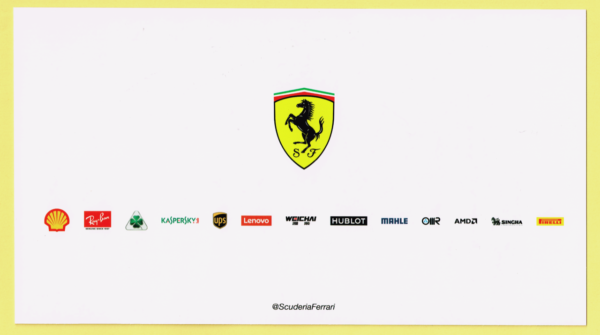 Cartolina Scuderia Ferrari 2018 Sebastian Vettel - immagine 2