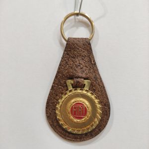 Portachiavi in Pelle Marrone Fiat