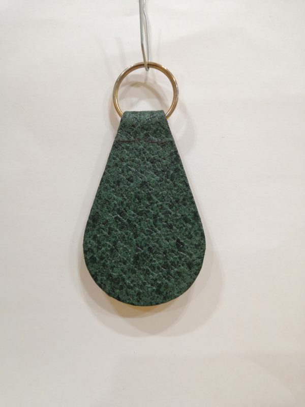 Portachiavi in Pelle Verde Fiat - immagine 2