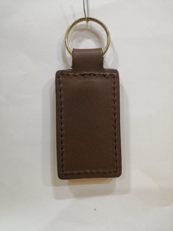 Portachiavi in Pelle con Corona d'Alloro Fiat - immagine 2