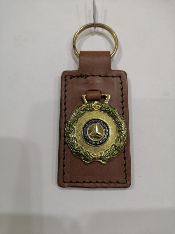 Portachiavi in Pelle con Corona d'Alloro Mercedes-Benz