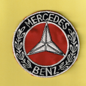 Toppa in Stoffa Nero-Rosso con Alloro Mercedes-Benz