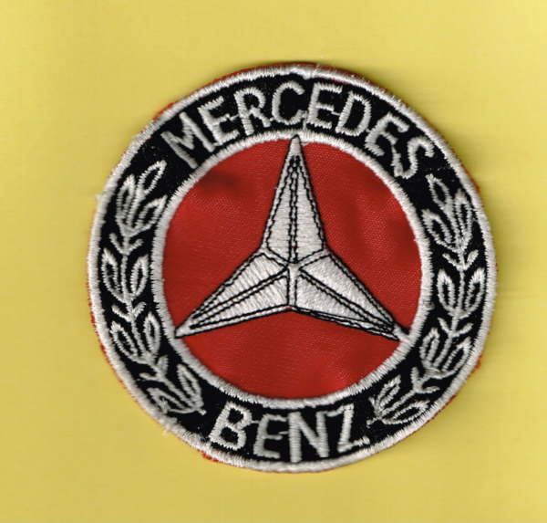 Toppa in Stoffa Nero-Rosso con Alloro Mercedes-Benz