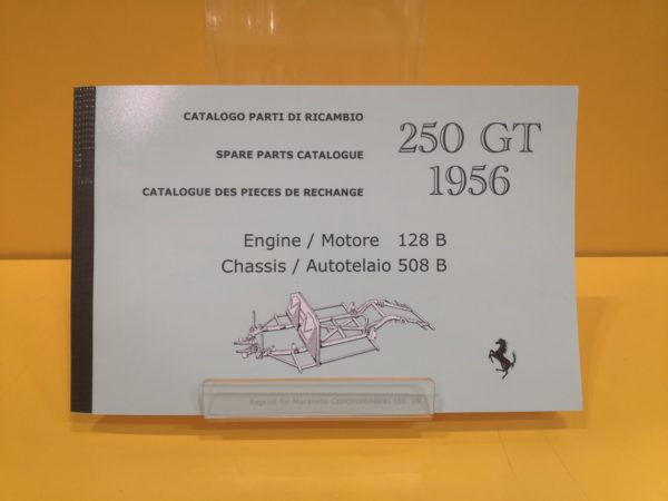 Ferrari 250 GT 1956 - Catalogo Parti di Ricambio