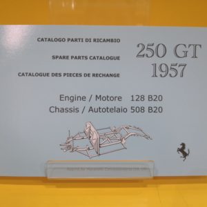 Ferrari 250 GT 1957 - Catalogo Parti di Ricambio