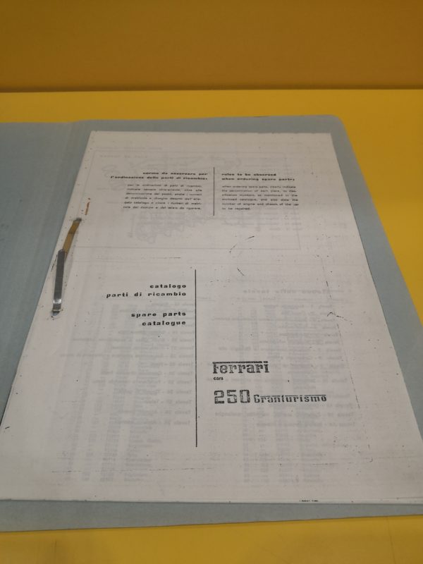 Ferrari 250 Granturismo - Catalogo Parti di Ricambio - immagine 2