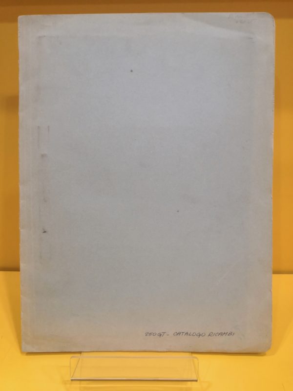 Ferrari 250 Granturismo - Catalogo Parti di Ricambio