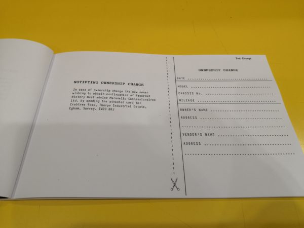 Ferrari 288 GTO Service Record - immagine 4