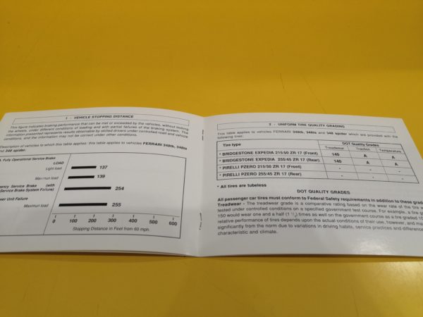 Ferrari 348 - Consumer Information #770/93 - immagine 3