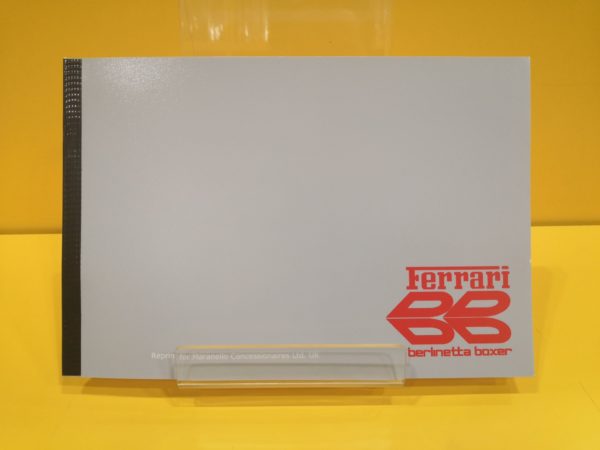 Ferrari 365 GT/4 BB - Catalogo Parti di Ricambio #89/73 (Reprint)