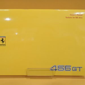 Ferrari 456 GT - Owner's Manual Variants for RHD Drive #1021/95