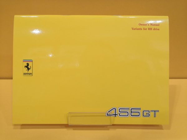 Ferrari 456 GT - Owner's Manual Variants for RHD Drive #1021/95