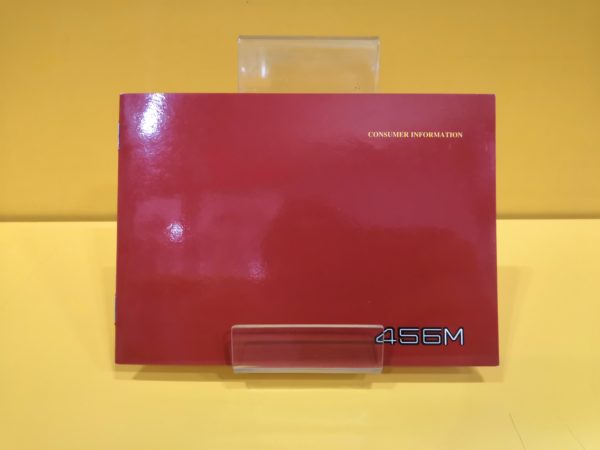 Ferrari 456M - Consumer Information #1354/98
