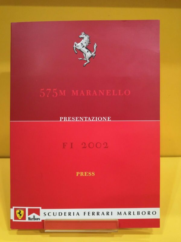 Ferrari F1 2002 & 575M Maranello Press-Kit #1775/02